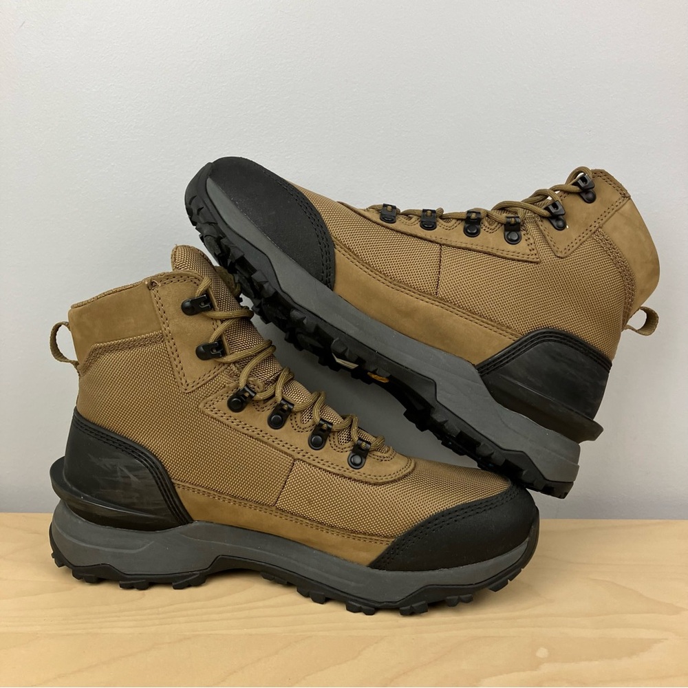 Carhartt Men’s Size 10.5 M Waterproof Brown Hiking Boots Arctic Grip FP5072 - Picture 6 of 12